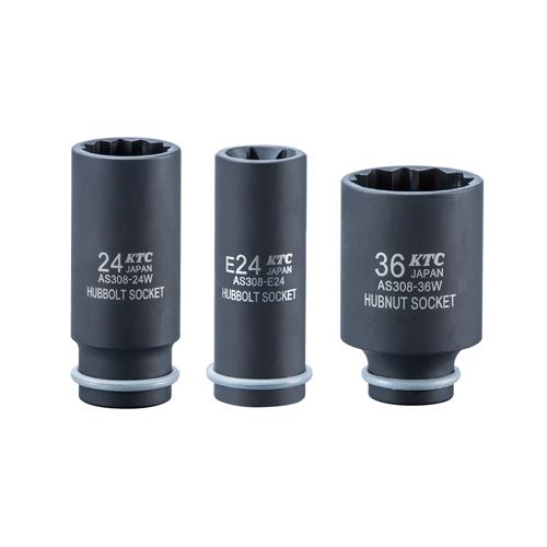 ESCO 1/2-inch Drive Impact Hub Nut Socket Set EA164KH-3 1 Set