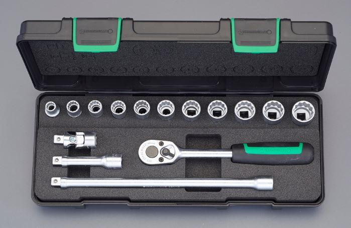 ESCO 3/8" Drive Socket Wrench Set EA617CC-17