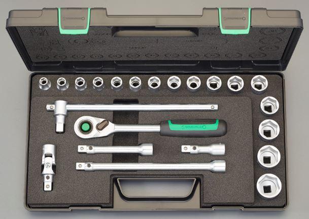 ESCO 1/2-inch Drive Socket Wrench Set EA617DC-19