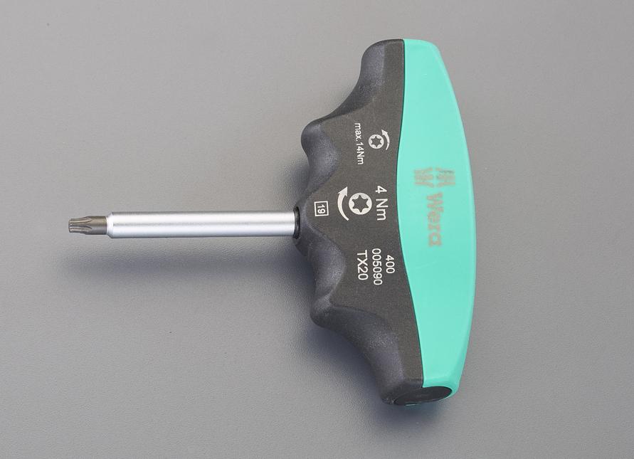 ESCO [Torx] Torque Driver (T-Handle) TX25/5.0Nm EA723VS-12