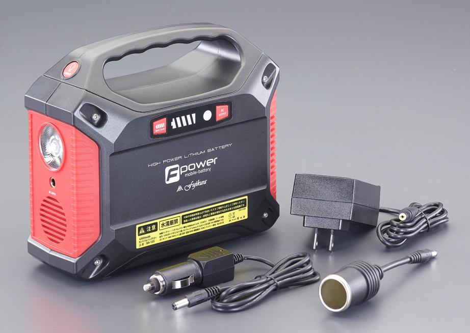 Esco AC100V/DC12V/USB Portable Power Supply EA812HF-4