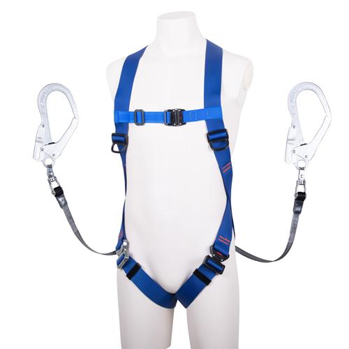 Fall Arrest Device (Full Body Harness with Retractable Lanyard) Blue 15×1, 600mm