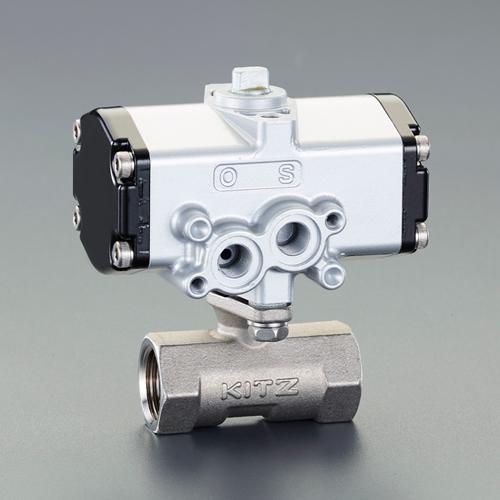 ESCO Rc1·1/4 Pneumatic Ball Valve, Stainless Steel EA470BW-12