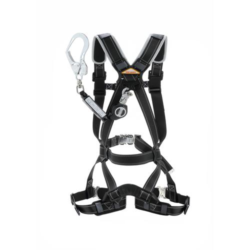 Fall Arrest Device (Full Body Harness with Retractable Lanyard) Black 17×1, 500mm