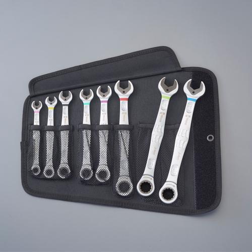 Esco 8-Piece Set/8-19mm Combination Wrench (Ratchet Type) EA614WA-200