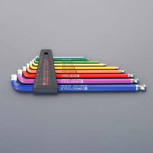 Esco 1.5-10mm/9-Piece Set [Ball Hex] Wrench Set EA573CK