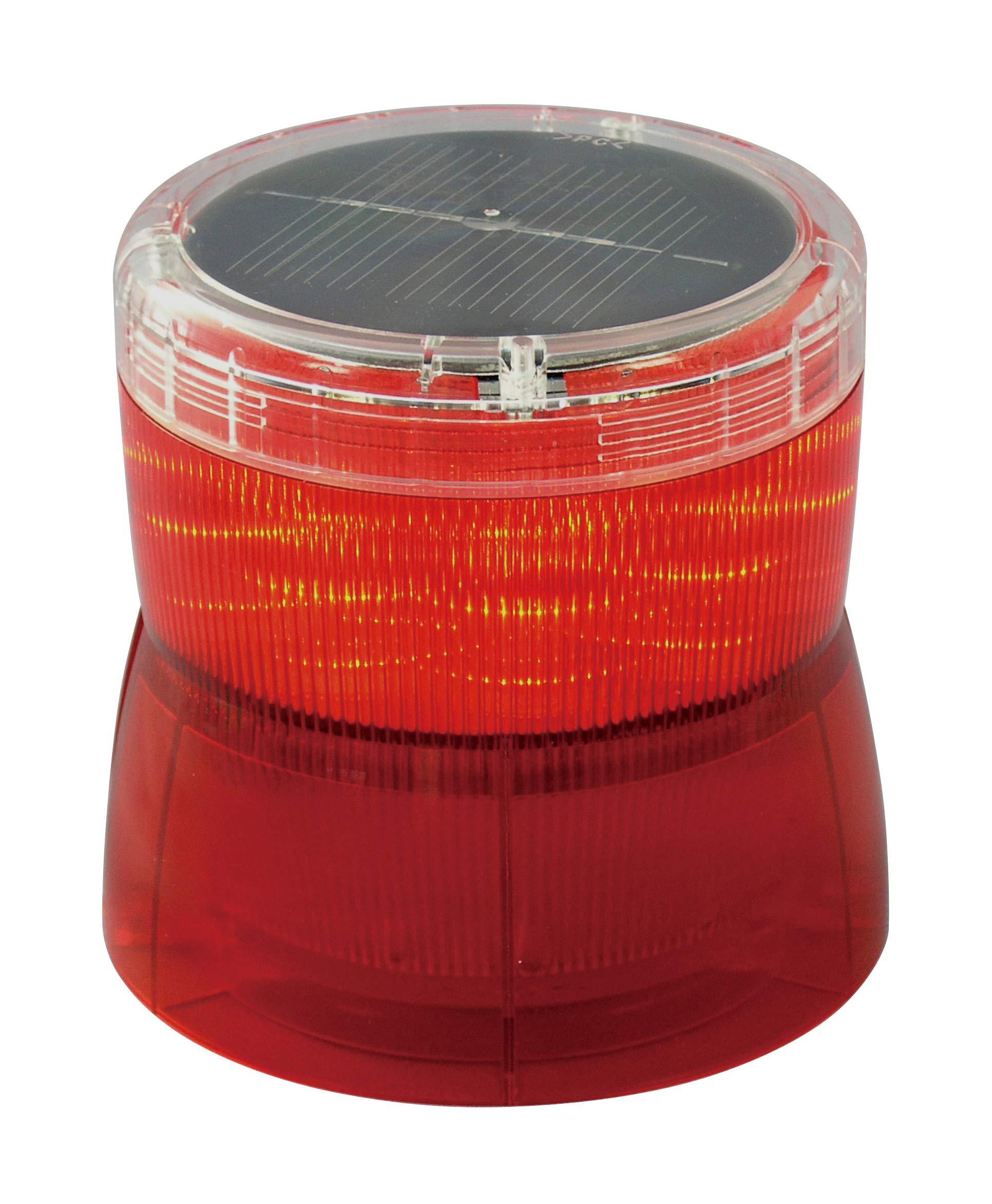 Esco LED Rotating Light with Magnet/Red [Solar-Charged] EA983FS-136