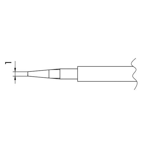 Esco [EA304AH-7 Compatible] Replacement Soldering Tip / 2 Pieces EA304AH-12