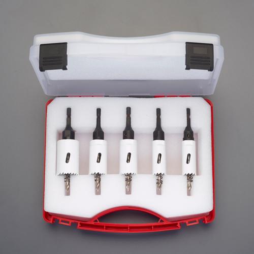 Esco 5-Piece Bimetal Hole Saw Set (Hex Shank) EA823MG-101