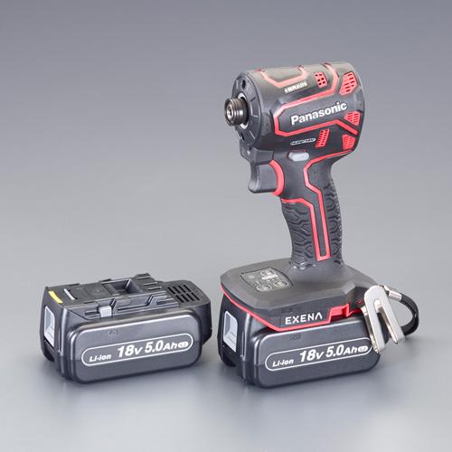 Esco DC18.0V/5.0Ah Impact Driver (Red/Rechargeable) EA813PA-19