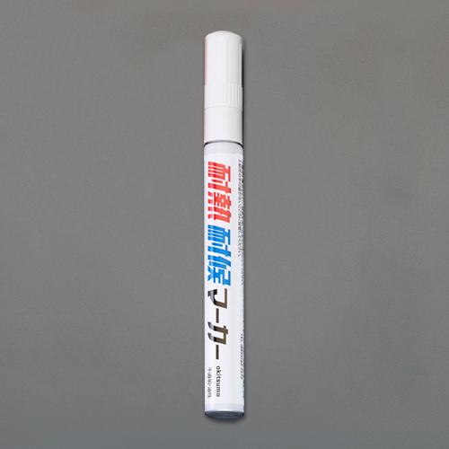 ESCO Oil-Based, Heat-Resistant Weatherproof Marker, 12-Pack [White/Medium Tip] EA942CD-102