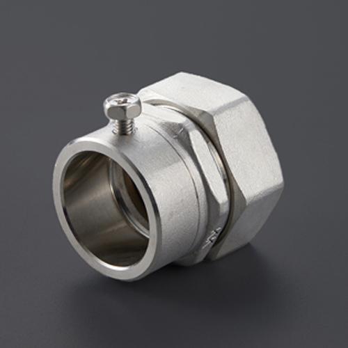 ESCO Screwless Connector Straight/Thick Steel/Stainless Steel 1xG28 EA947SM-108