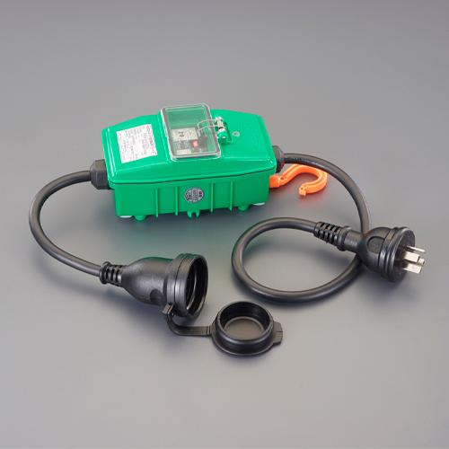 ESCO Overload and Leakage Protection Tap Three-Phase 200V/19A/0.7m EA815GB-6