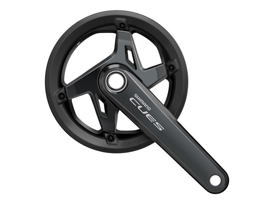 SHIMANO CUES Front Chainring FC-U8000-1 with Chain Guard Crankset Length: 175mm 42T 9/10/11-speed EFCU80001EXB2C