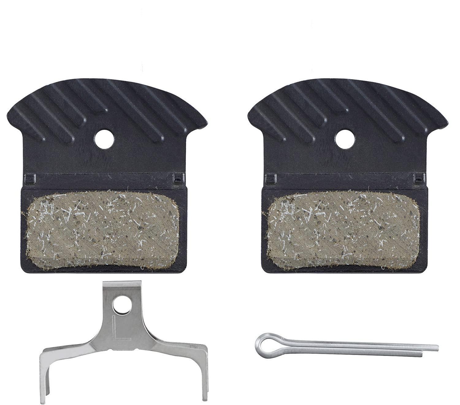 SHIMANO Disc Brake Pads J05A Resin Fin-Type Workshop Semi-Bulk (25 Pairs) EBPJ05ARFBS