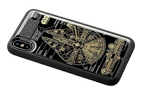 Star Wars FLASH M-FALCON Circuit Board Art iPhone X Case Black