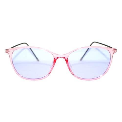 [PrimaOpt] Sunglasses Clear Pink Lens Width: 52mm, Height: 39mm, Front Frame Width: 136mm