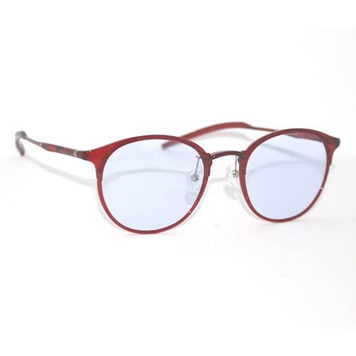 [PrimaOpt] Sunglasses Clear Red Lens Width 52mm, Height 43mm / Front Frame Width 141mm