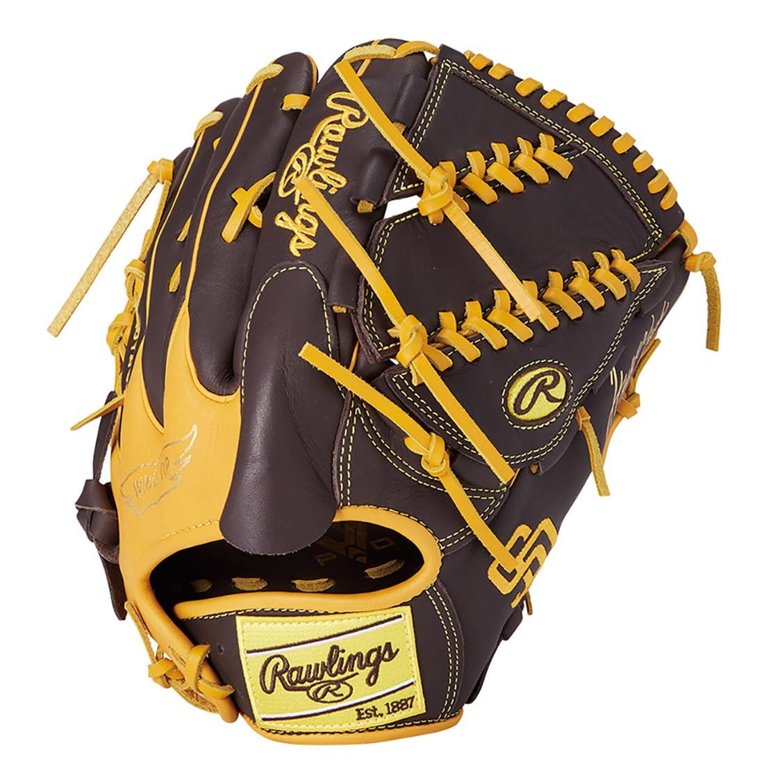 Rawlings Baseball Glove Softball Adult HYPER TECH MLB TEAM GR5HTMA15W Padres [Pitcher's Glove] Size 11.75 ※Left-handed (Right-hand wear)