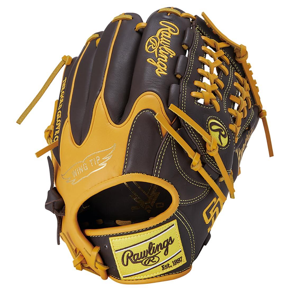 Rawlings Baseball Glove Softball Adult HYPER TECH MLB TEAM GR5HTMN55W Padres [All-Fielder] Size 11.75 ※Left-handed (Right-hand wear)