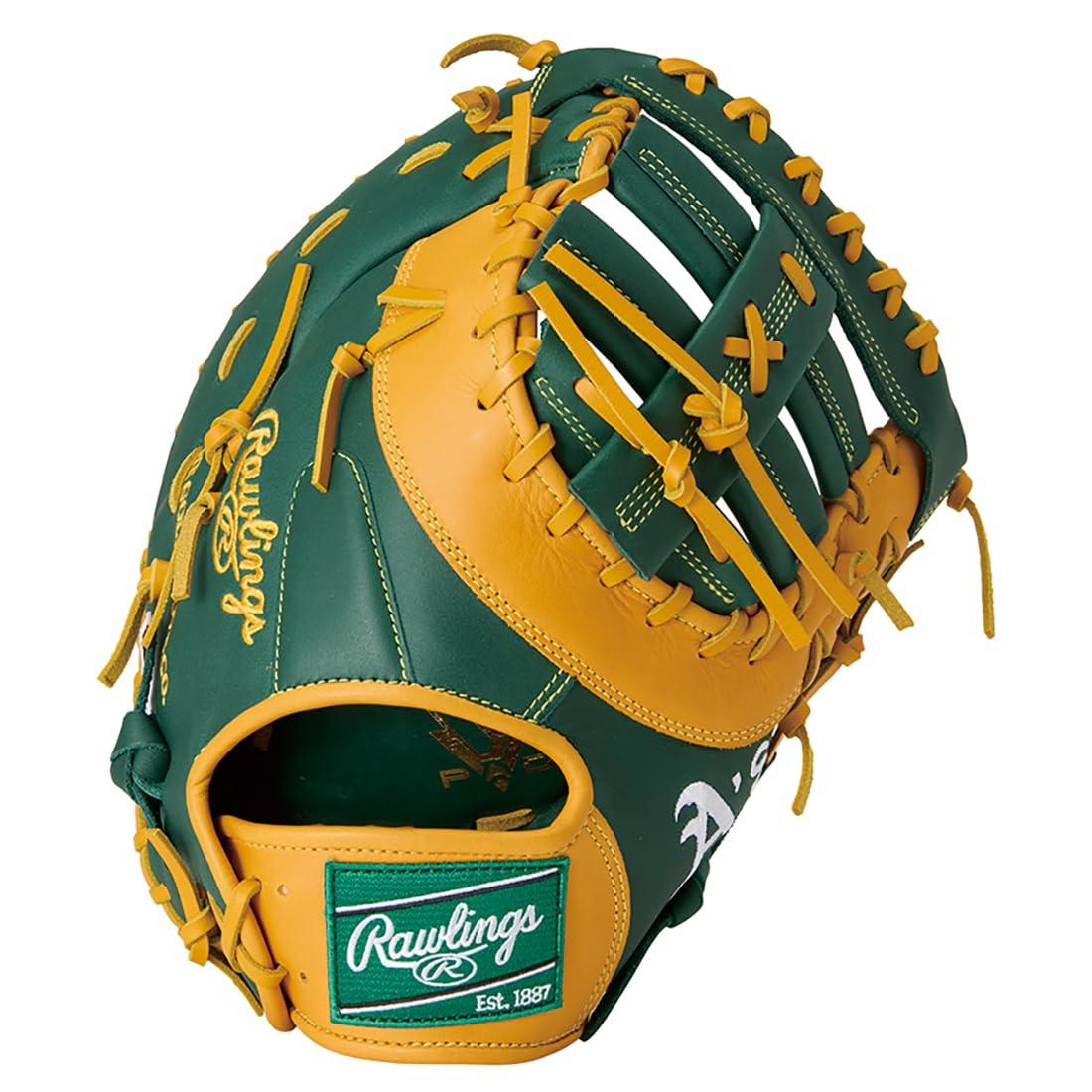 Rawlings Baseball Glove Softball Adult HYPER TECH MLB TEAM GR5HTMM53 Athletics [First Baseman's Glove] Size 11.75 ※Left-handed (Right-hand wear)