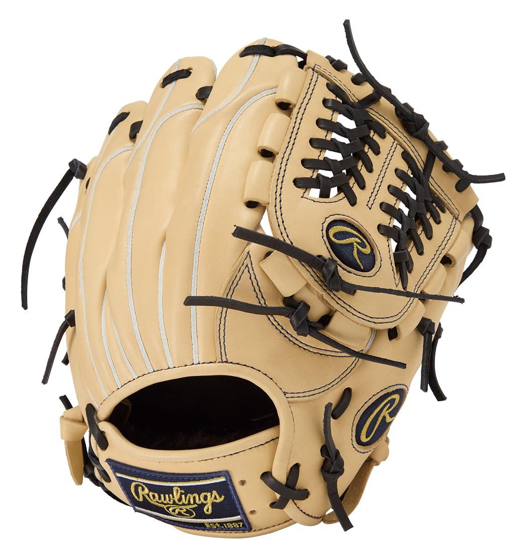Rawlings Baseball Glove Softball JR. Kids Junior HOH PRO EXCEL ELITE Wizard #02 GJ5HW2N6LMG2 Camel [All-Rounder] Size L ※Right-handed (Left-hand wear)