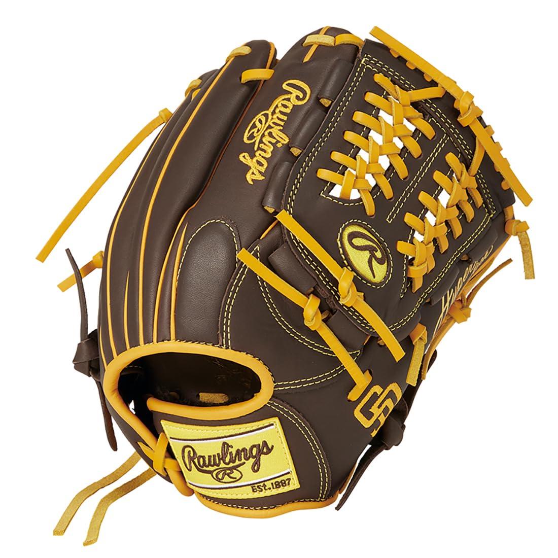 Rawlings Baseball Glove Softball JR. Kids Junior HYPER TECH MLB TEAM GJ5HTMN6L1 Padres [All-Round Use] Size L ※Left-handed (Right-hand wear)