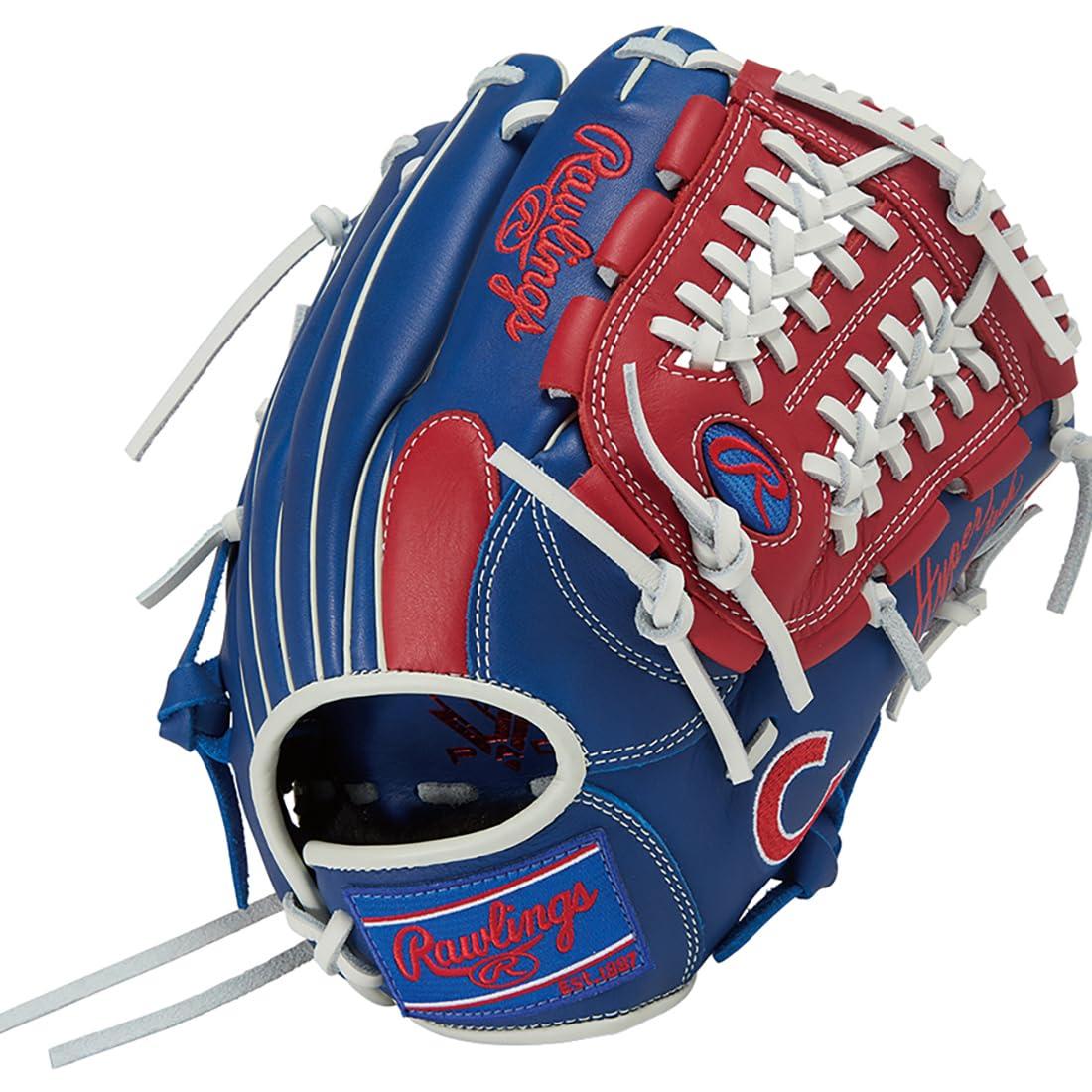 Rawlings Baseball Glove Softball JR. Kids Junior HYPER TECH MLB TEAM GJ5HTMN6L1 Cubs [All-Round Use] Size L ※Right-handed (Left-hand wear)