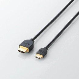 5-Pack Set Elecom Ethernet-Compatible HDMI to Mini Cable (Type A to Type C) 1.5m Black DH-HD14EM15BKX5