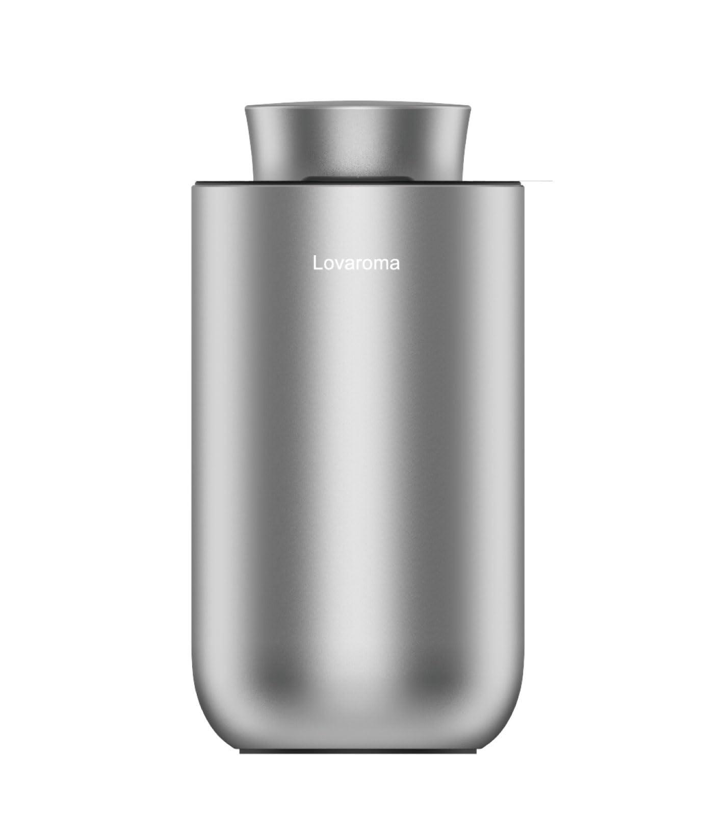 Lovaroma Nebulizer-Style High-Density Aroma Diffuser “Deep Serenity Aroma” For Cars & Rooms Compact & Portable Waterless Automatic Mist System Aroma Diffuser for Essential Oils Air Freshener Built-in Battery Rechargeable