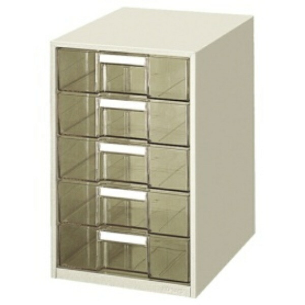 KOKUYO Letter Case Transparent Drawers A4 Vertical Deep Type 5-Tier LC-G205M