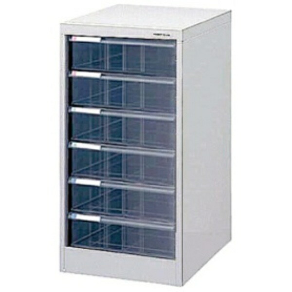 Nakabayashi Avante V2 Floor Case H620mm Type A4・6-Tier (Deep 6) New Gray AF-M6N