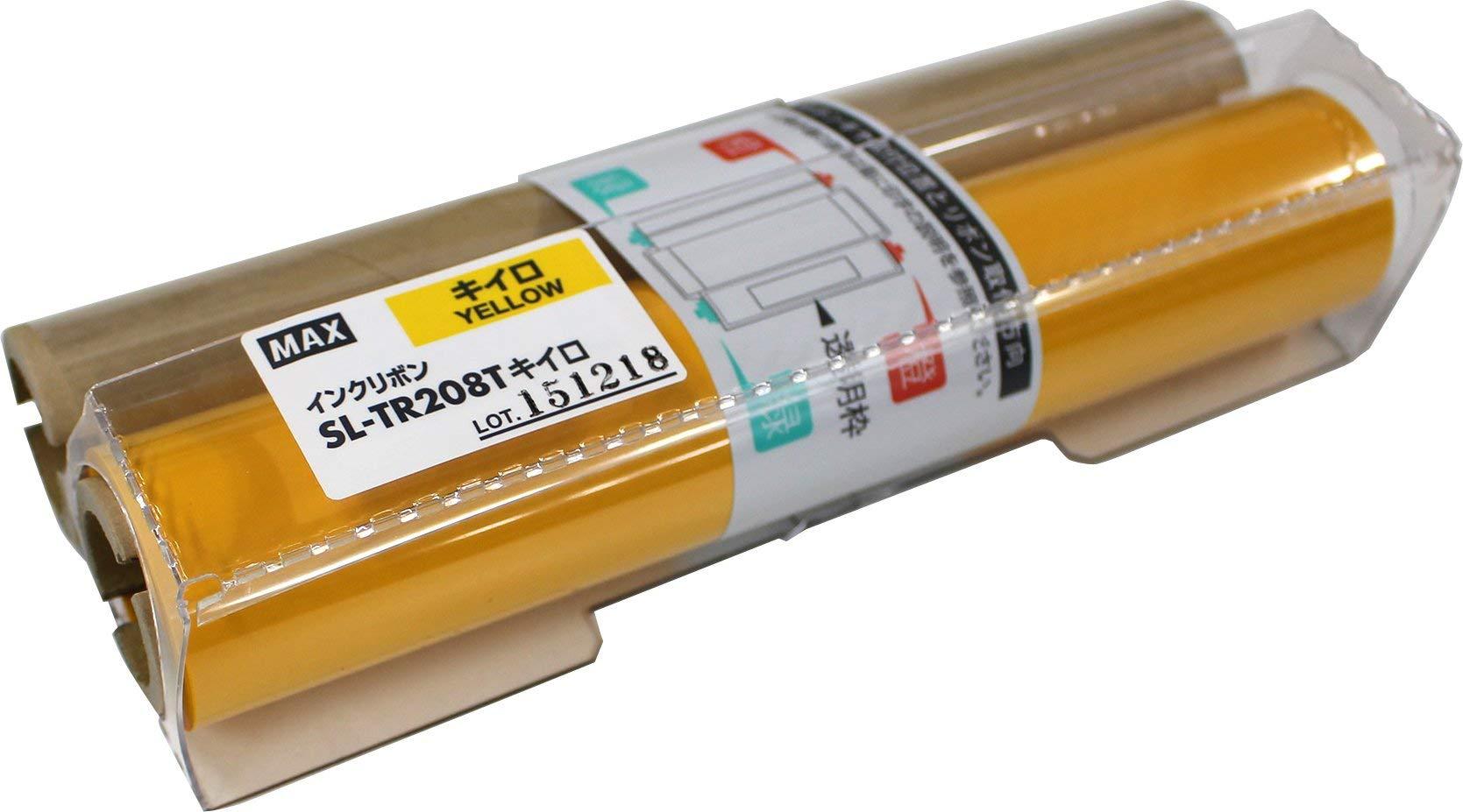 Max Beepop CPM-200 Refill Ink Ribbon Yellow SL-TR208T