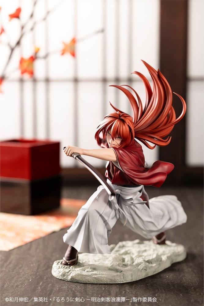 Kotobukiya TV Anime “Rurouni Kenshin: Meiji Kenkaku Romantan” ARTFX J Himura Kenshin 1/8 Scale PVC Painted Complete Figure