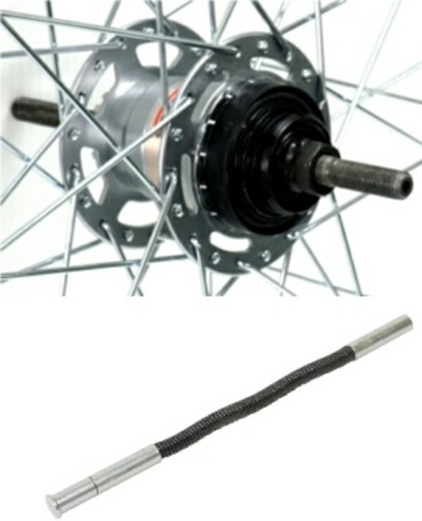 Aluminum rim rear wheel Internal 3-speed roller brake specification Tubeless tire 27x1-3/8 (with pushrod)