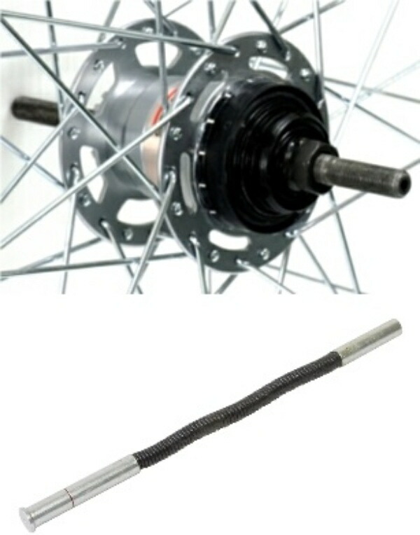 Stainless steel rim 26x1-3/8 Internal 3-stage roller brake specification Axle length 191mm With pushrod