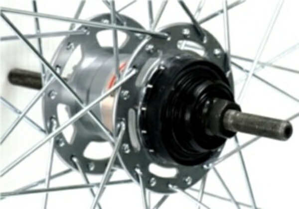 Stainless steel rim 26x1-3/8 Internal 3-stage roller brake specification Axle length 182mm