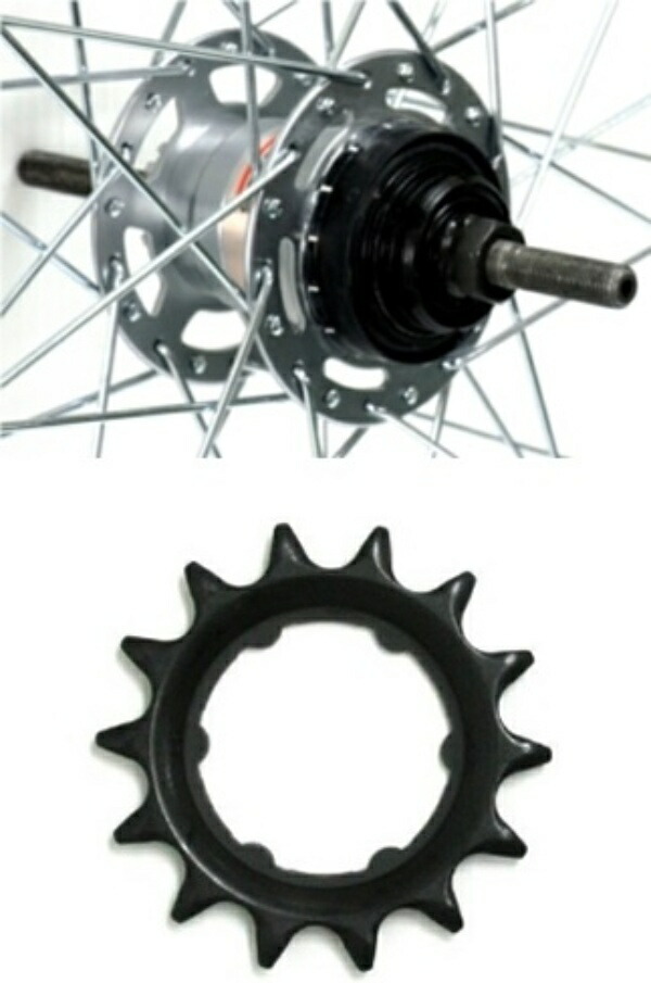 Asahi Cycle Asahi Cycle Aluminum 27-inch Internal 3-Speed Rear Wheel (Roller Brake Specification) XB227