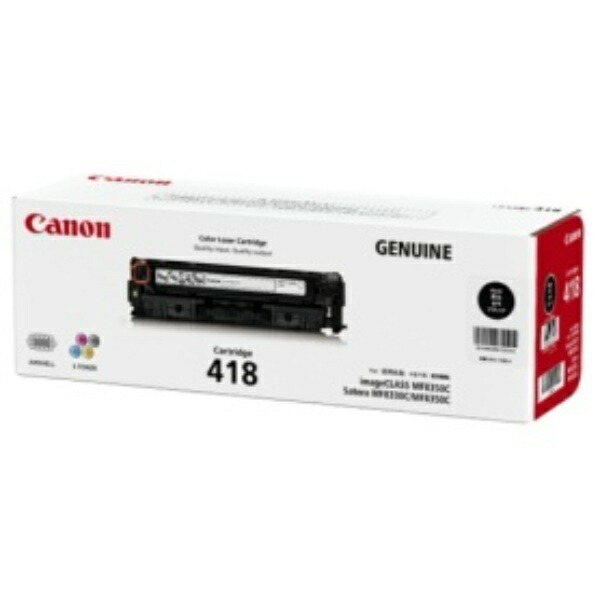 Canon Toner Cartridge 418 CRG-418BLK Black 2662B007 1 unit