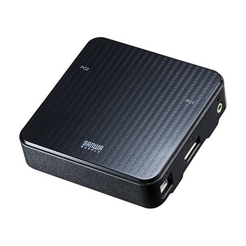 Sanwa Supply DisplayPort-Compatible Computer Auto-Switching Unit with Local Switch (2:1) SW-KVM2WDPU