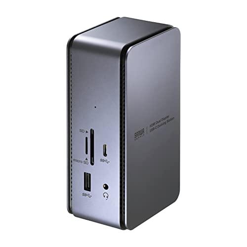 Sanwa Supply USB Type-C Docking Station (Supports Dual HDMI Output) USB-CVDK12