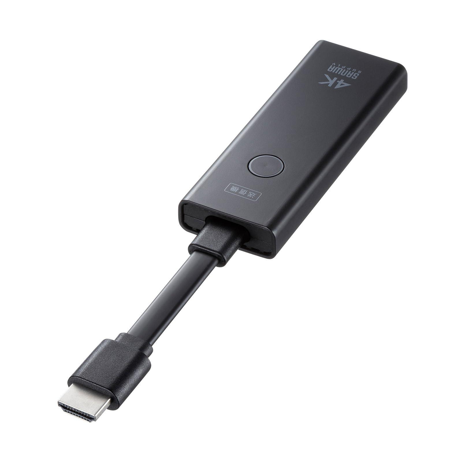Sanwa Supply 4K-Compatible Wireless HDMI Extender (Transmitter Only) VGA-EXWHD12TX