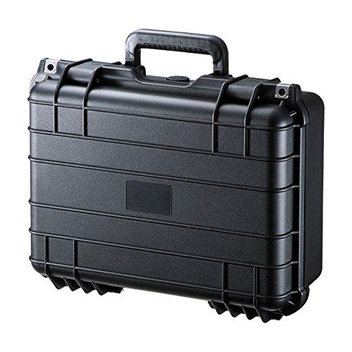 Sanwa Supply Hard Tool Case with Lock, Shock-Resistant, for Precision Equipment, with Block-Shaped Cushioning BAG-HD4