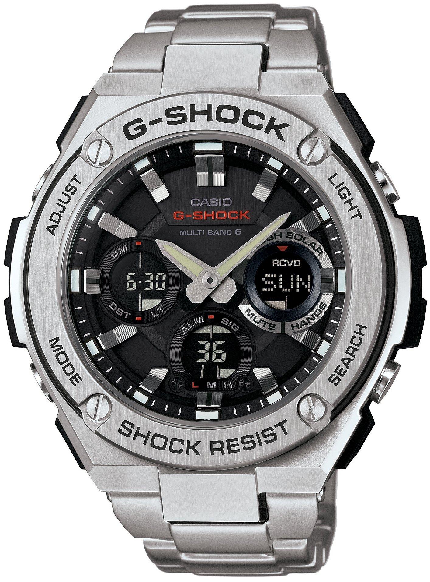 [CASIO] G-SHOCK G-STEEL Radio Solar GST-W110D-1AJF Silver