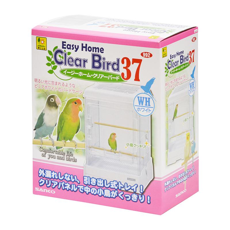 Sanko Sanko Shokai Easy Home Clear Bird 37WH White