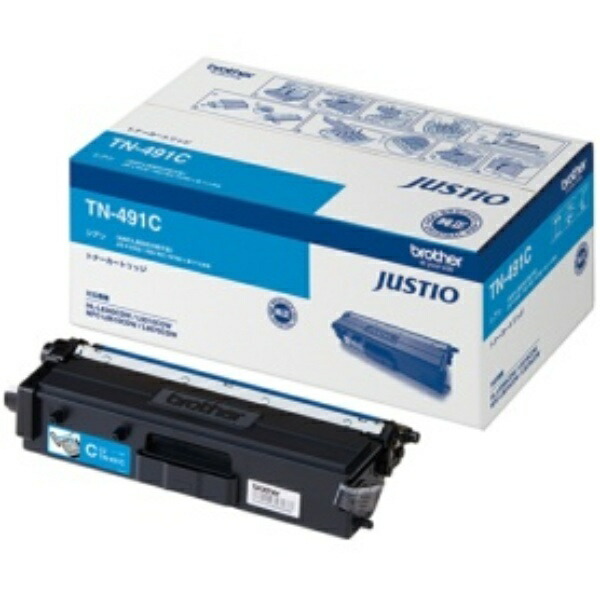 Brother Toner Cartridge Cyan TN-491C 1 piece