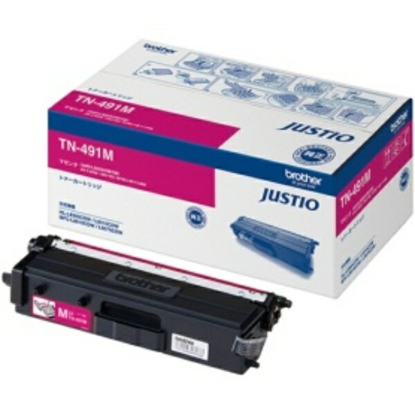 Brother Toner Cartridge Magenta TN-491M 1 piece
