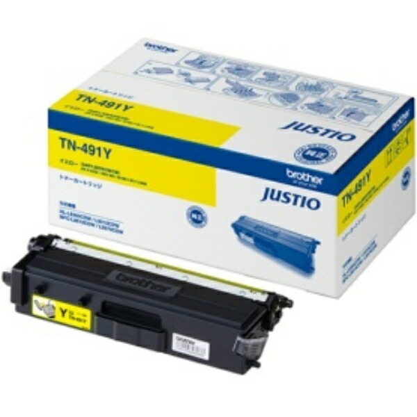 Brother Toner Cartridge Yellow TN-491Y 1 piece