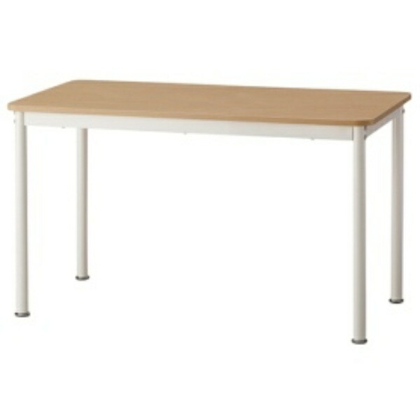 YAMAZEN Desk Computer Desk Width 120 × Depth 60 × Height 70 cm Scratch and stain resistant tabletop Rounded corners Assembly required Natural/Ivory MDF MFD1260R(GNA/IV)