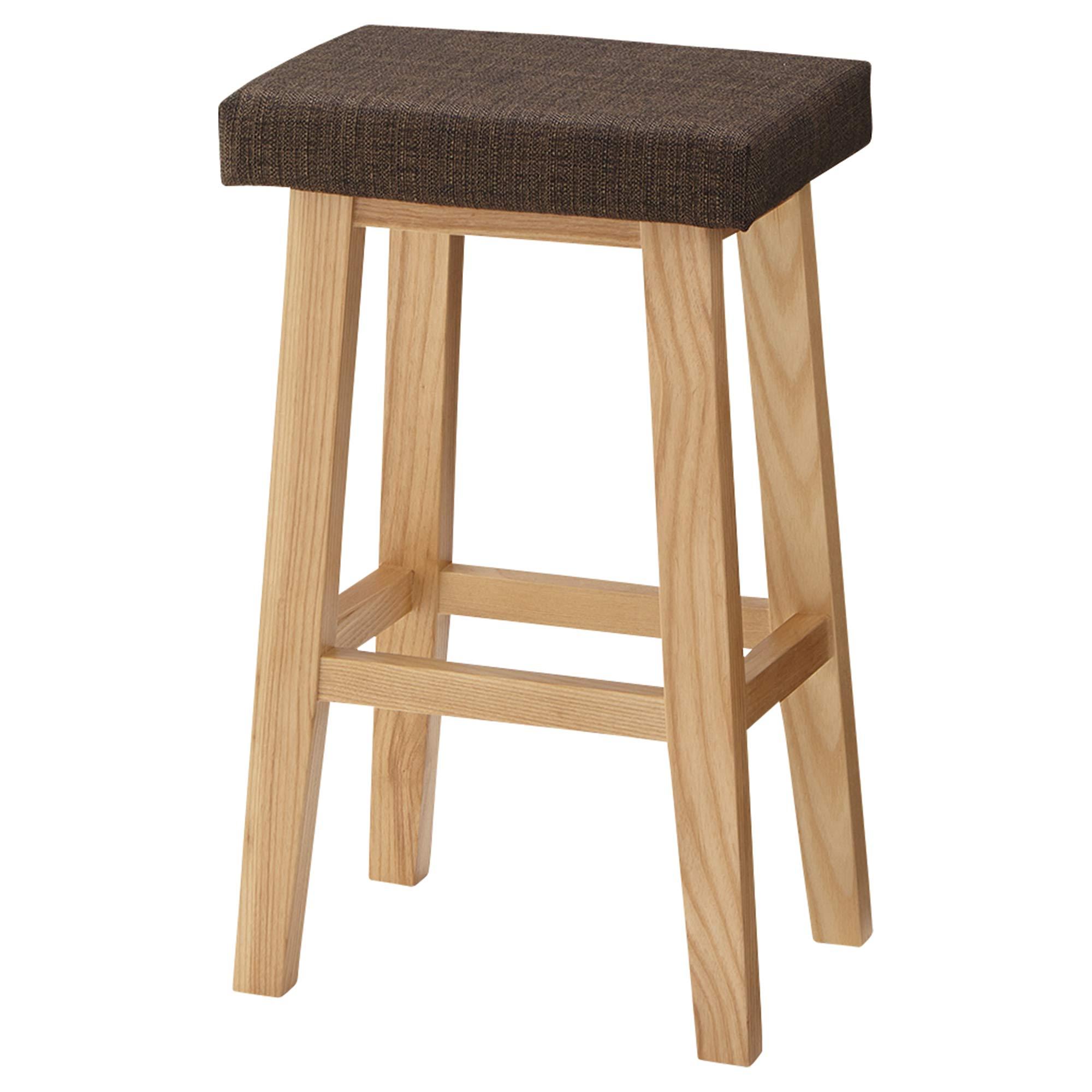 AZUMAYA High Stool Bambi Brown CL-789CBR